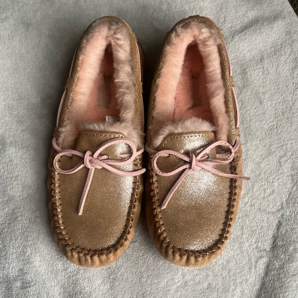 UGG Women's Moccasins - Pink and Tan